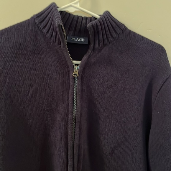 Women’s Long Sleeved Sweater, Black, Size XXL (16), Place, Zips up - Picture 2 of 6